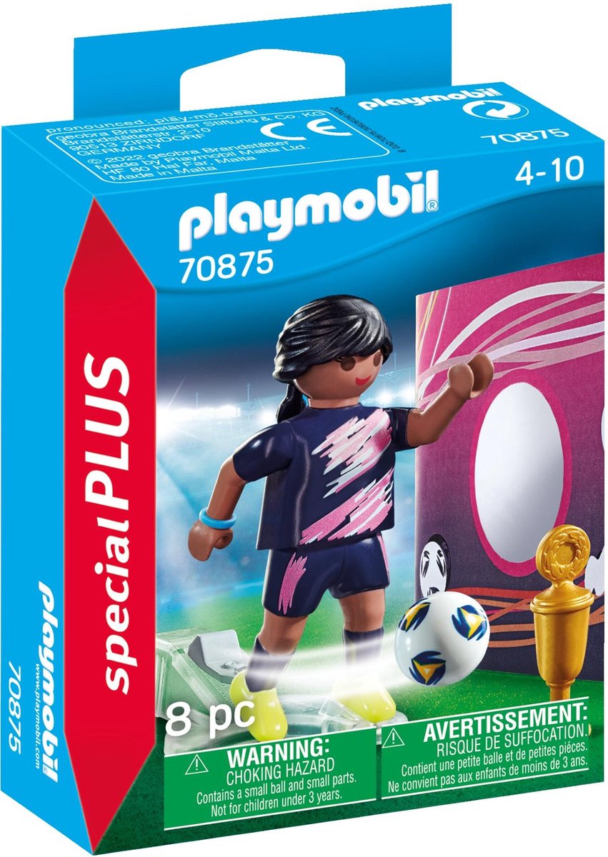 Playmobil Specials Fußballspieler mit Torwand – 70875