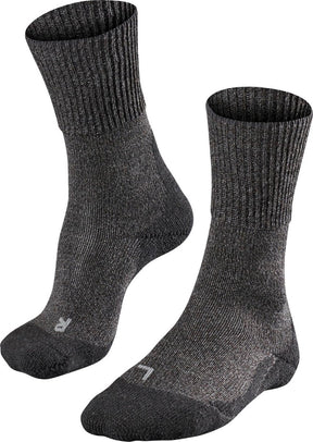 Falke TK1 Wool Anti-Blister dickes Woll-Funktionsmaterial Wandersocken Damen Grau – Größe 37-38