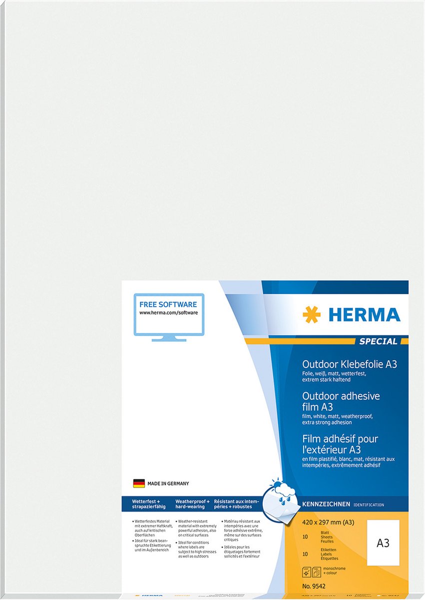 Etiketten herma
