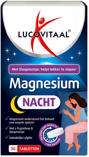 Lucovitaal magnesium nacht 30 tabletten