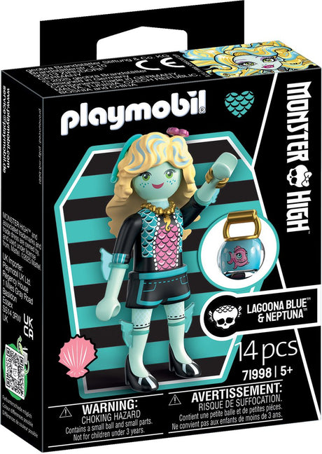 Playmobil | Monster hoch | lagunenblau | Spielfiguren-Set für kreative Halloween-Abenteuer Unterwasser-Monsterträume | mit Figurenzubehör | tolles Geschenk für Kinder ab 4 Jahren | 71998
