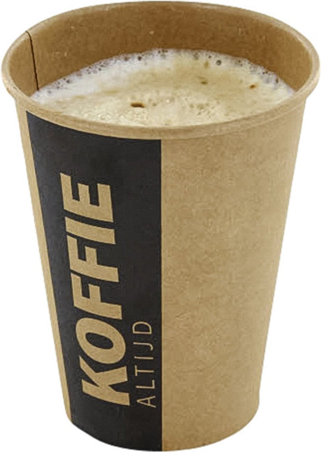 Conpax beker uit karton (altijd koffie) | 300 ml | diameter 90 mm | pak van 50 stuks