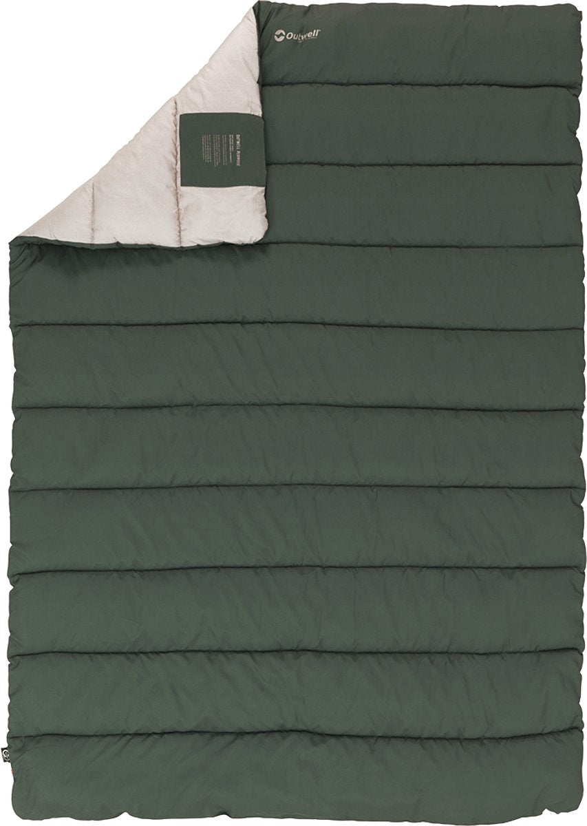 Outwell Campion Bettdecke Schlafsack Bettdecke 1 Person 135 x 200 grün
