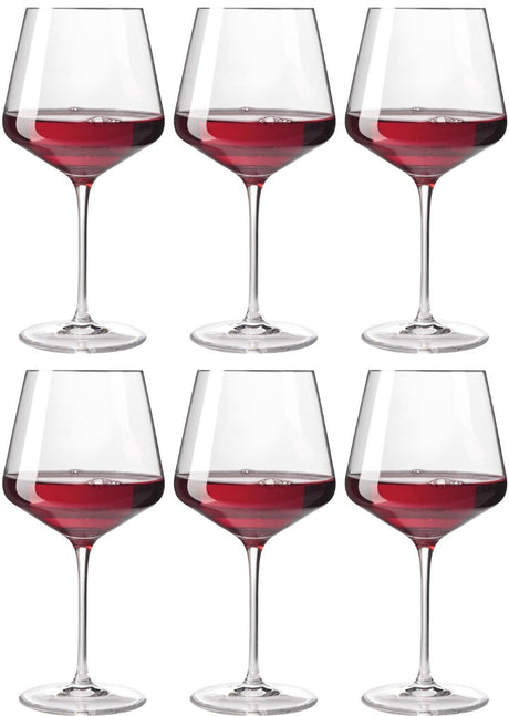 Leonardo puccini burgundy wijnglas groot - 730 ml - set 6