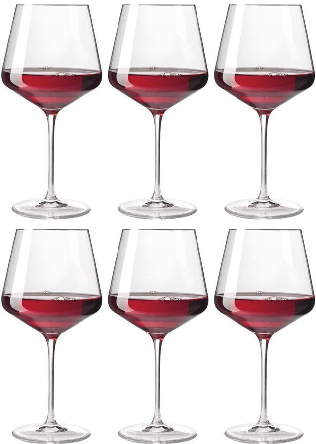Leonardo puccini burgundy wijnglas groot - 730 ml - set 6