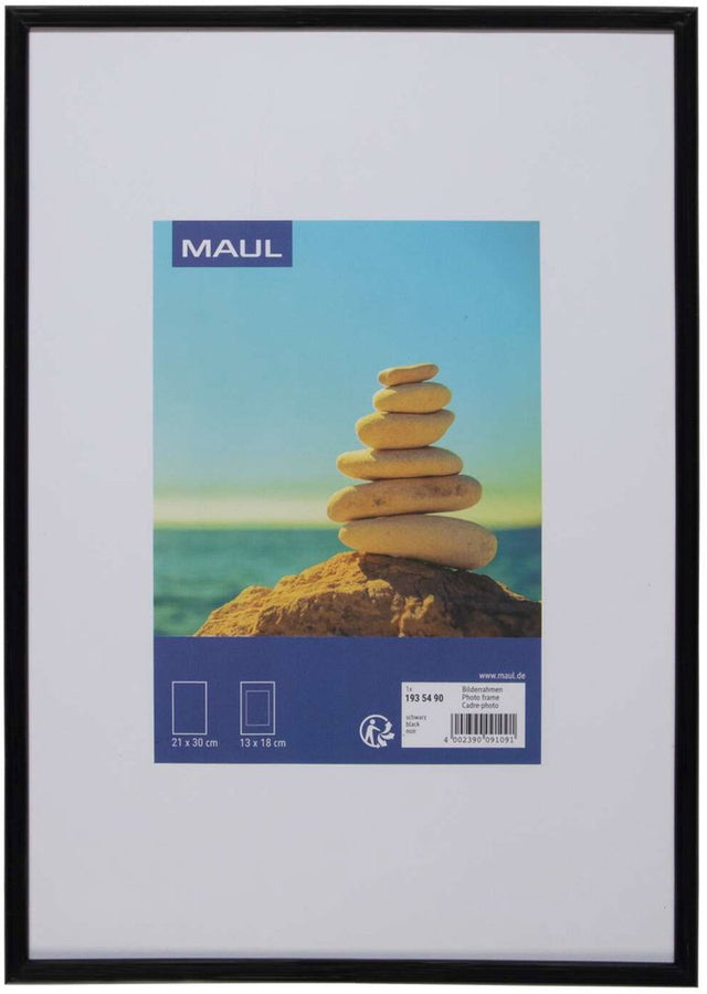 Maul fotolijsten art kunststof 21 x 30 cm, ca. a4 zwart