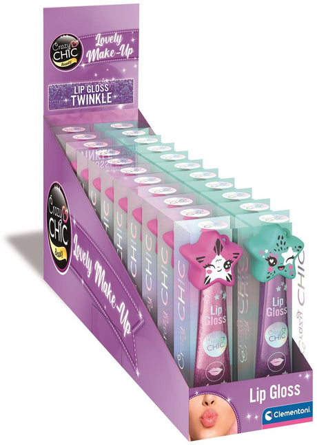 Clementoni Crazy Chic Lipgloss Stern Lila Blau