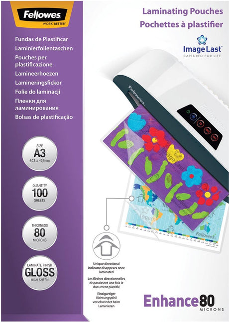 Fellowes Laminiertaschen A3 transparent