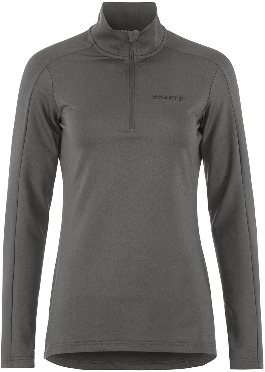 Craft gain midlayer longsleeve dames - graniet | maat: l