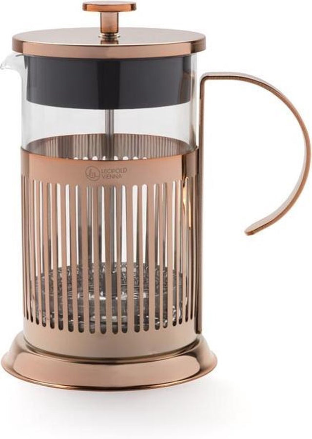 Leopold Vienna - French Press Cafetière Kupfer 800ml (6 Tassen)