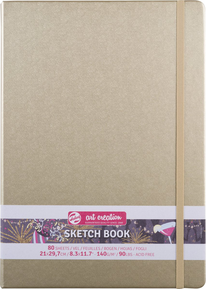 Talens art creation schetsboek witgoud 21 x 29.7 cm 140 g 80 vellen