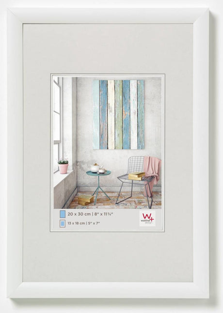 Walther trendstyle - Kunststoffrahmen - Fotogröße 40x60 cm - weiß