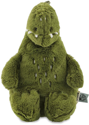 Trixie knuffeldier mr. dino – zachte knuffel van gerecycleerde materialen – 25 cm