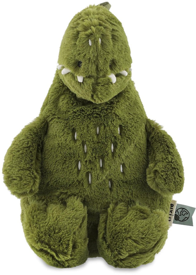 Trixie knuffeldier mr. dino – zachte knuffel van gerecycleerde materialen – 25 cm