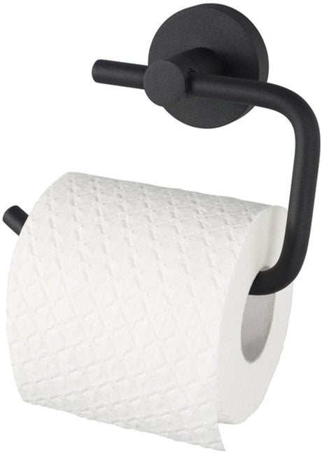 Haceka kosmos - toiletrolhouder - mat zwart