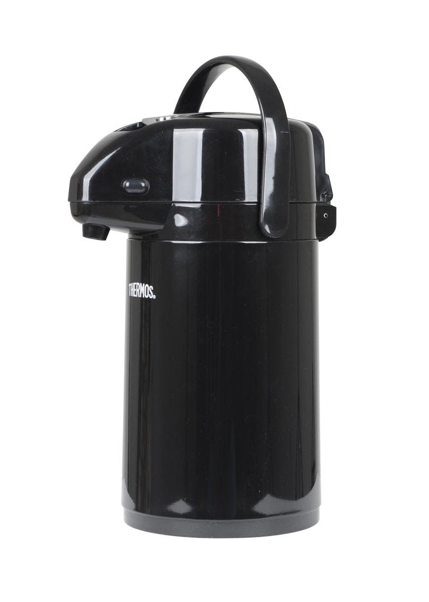 Thermos - pompschenkkan - 1l3 - zwart