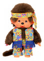 Monchhichi knuffel jongen flower power 20cm pluche pop.