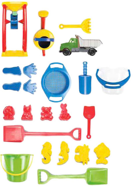 Dantoy Sandspielset, 38-teilig.