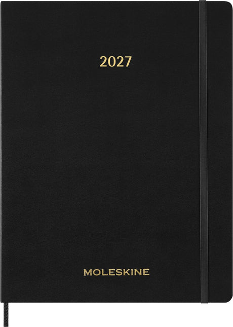 Moleskine 15-Monats-Agenda – 2027 – unverzichtbarer Planer – wöchentlich – vertikal – XXL – Schwarz