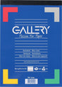 Gallery schrijfblok, ft a5, gelijnd, blok van 100 vel