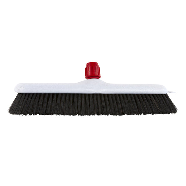 Zaalveger haar kunststof (50cm) + steelhouder