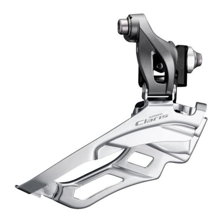 Shimano Umwerfer 2 x 8-Gang Claris FD-R2030 anschweißbarer Downpull 63-66° - 46-52t - Grau