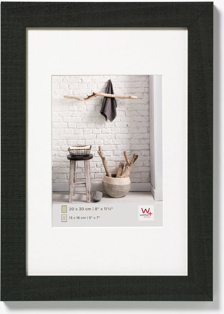 Walther Home - Holzrahmen - Fotogröße 24x30 cm - Schwarz