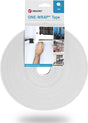 Velcro one-wrap - klittenbandrol - kabelbinder - 25 meter - 20 mm - wit