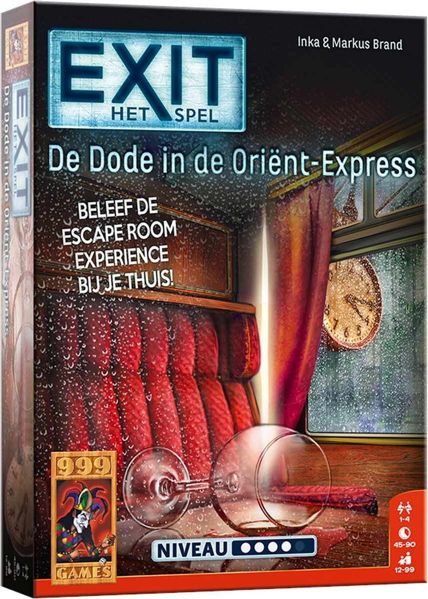 999Games 999 Games – Exit – The Dead in the Orient Express – Brainteaser – Escape-Room-Spiel