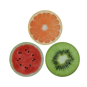Decoris Tischset Obst ø38cm-Wassermelone-Kiwi-Orange