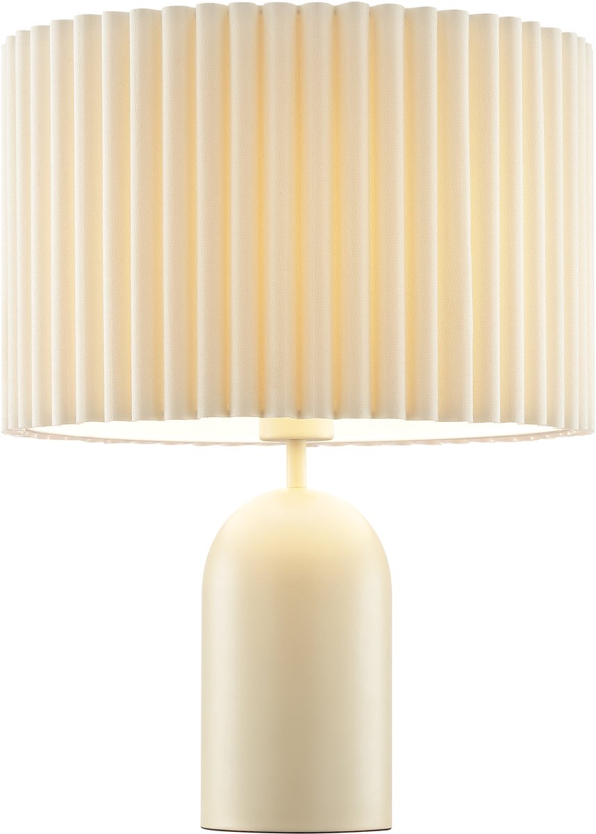 Brilliant velin - tafellamp - 1-lichts - e27 - beige