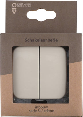 Busch jaeger busch-jaeger si inbouw schakelaar creme serie