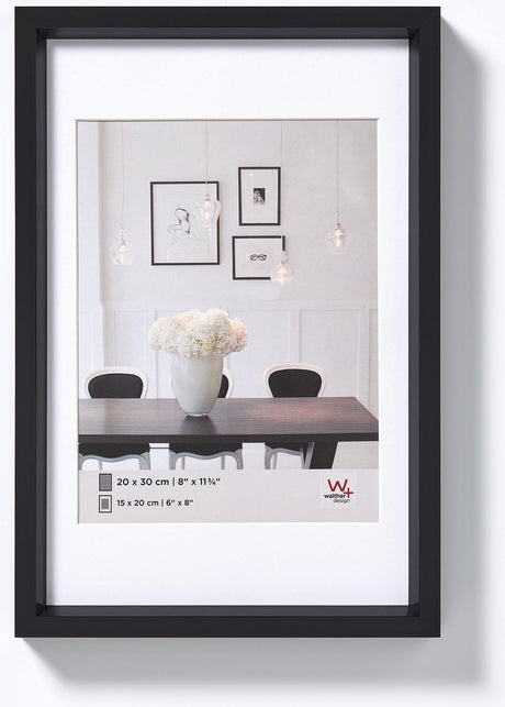 Walther Steel Style - Kunststoffrahmen - Fotogröße 50x70 cm - Schwarz