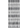 Wicotex Perla Fliegenvorhang 90x220cm schwarz