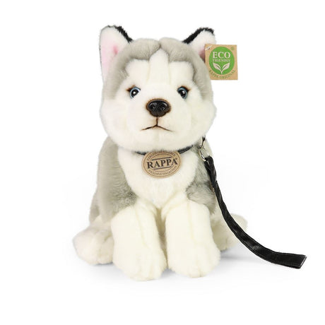 Plüsch-Husky-Hund 28 cm umweltfreundlich