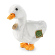 Pluche eend 24 cm eco vriendelijk