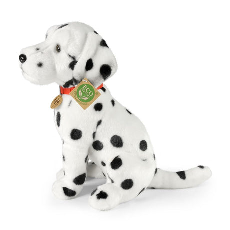 Pluche dalmatiër met halsband 30 cm eco-