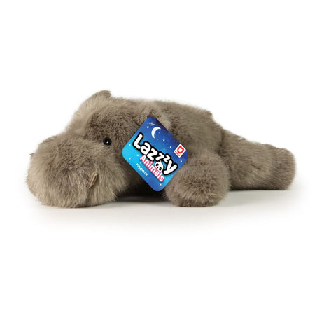 Lazyanimals pluche nijlpaard 29 cm. eco-