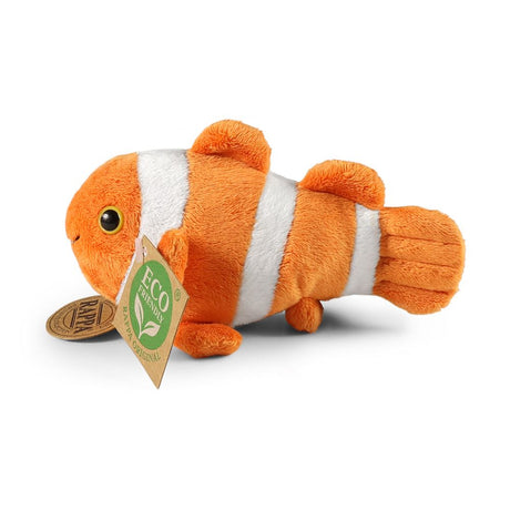 Pluche clownvis 14 cm eco-vriendelijk