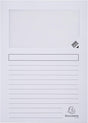 Exacompta 16x forever pak van 25 venstermappen 120g m2 - 22x31cm voor a4 - wit - 50270e