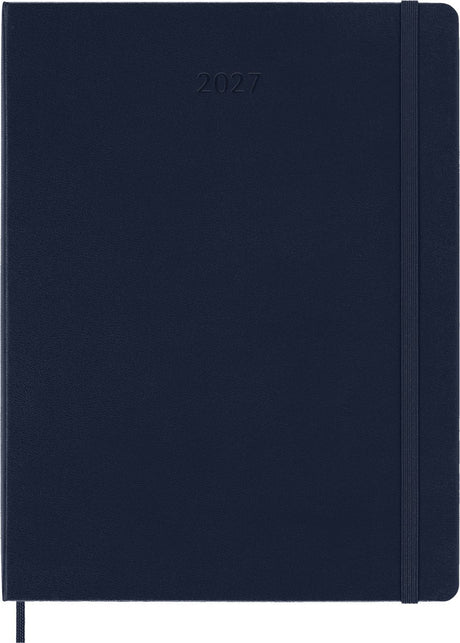 Moleskine 12-Monats-Tagebuch – 2027 – wöchentlich – XL – Hardcover – Saphirblau