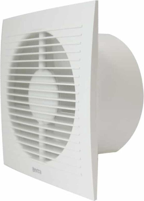 Europlast Badventilator 125 mm weiß mit Timer und Feuchtigkeitssensor – ee125ht