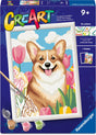 Ravensburger – Creart: Blumencorgi – Malen nach Zahlen