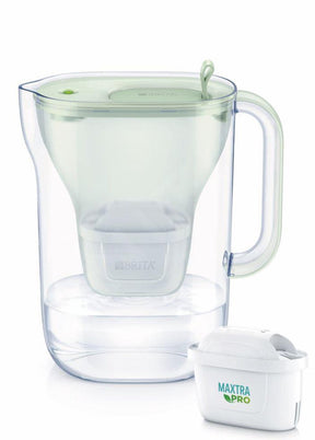 Brita waterfilterkan style eco - 2,4l - groen - incl. 1 maxtra pro pure performance waterfilter