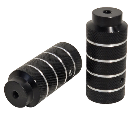 Asche Extenders Pegs BMX Freestyle 110 mm Stahl schwarz 2 Stück