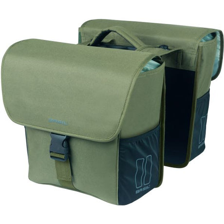 Basil Bag Go Mik Double | dunkelgrün 32l