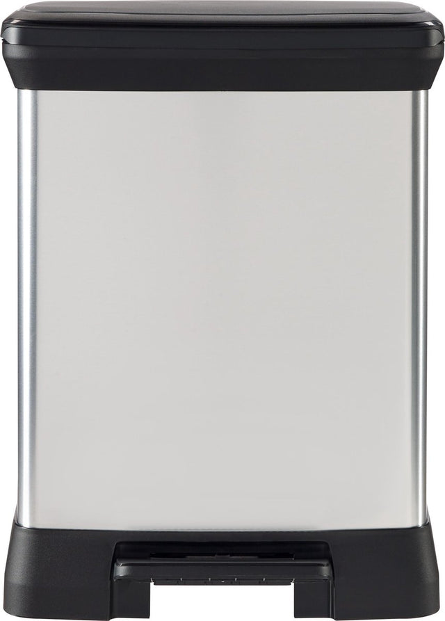 Curver pedaalemmer deco 30 l zilver 240642