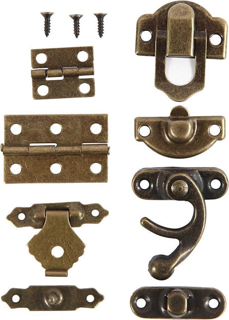 Kreativunternehmen https: www.cchobby.nl mini-beslag-size-16x19-19x29-5-mm-antiek-goud-15-set-1-doos