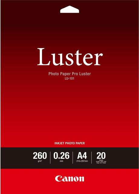 Canon Fotopapier A4 260 g m² glänzend weiß 20 Blatt