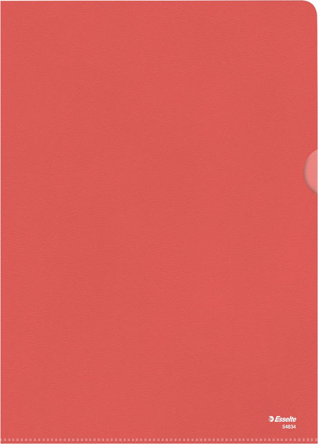 Esselte Standard-Ansichtsordner A4 – 0,11 mm PP-Folie – 100 Stück – rot